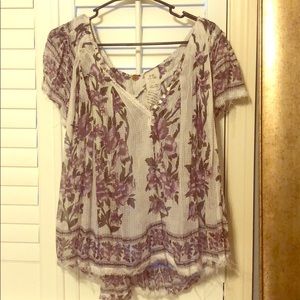 Free people floral top